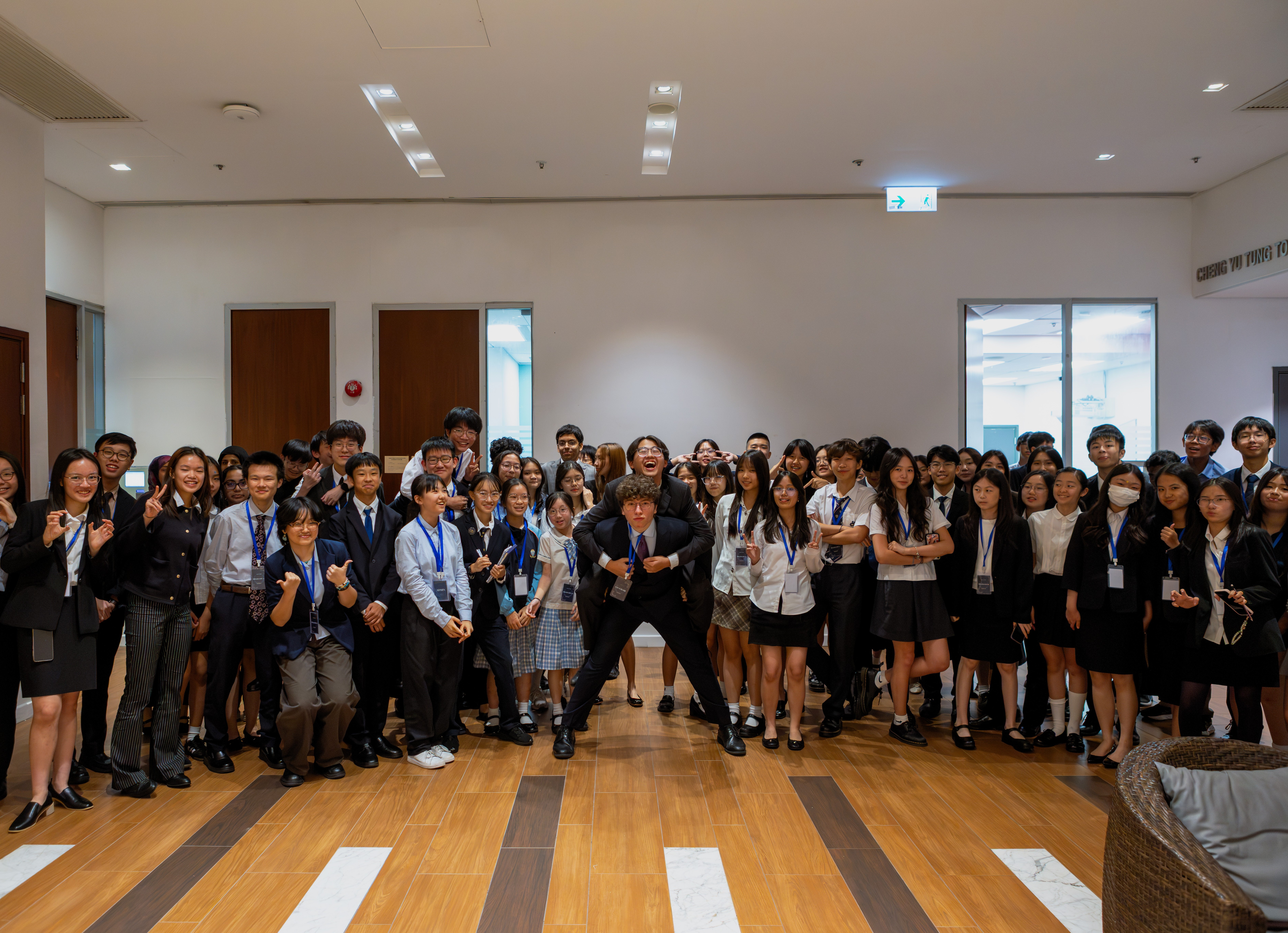 Opening ceremony of ICEMUN, a free Model United Nations conference in Hong Kong